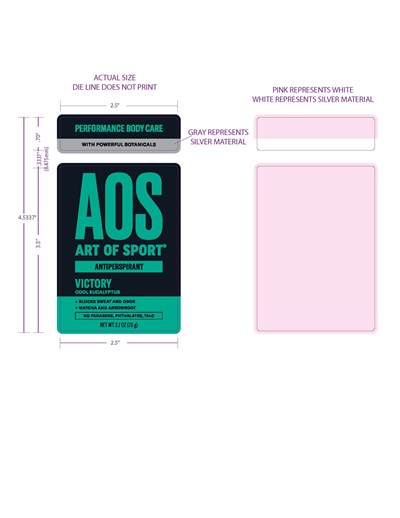 Art Of Sport Victory Antiperspirant Front Panel (Aos Victory Ap Front 1028)